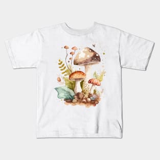 Little Fairy Mushrooms Kids T-Shirt